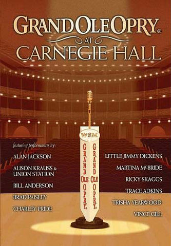 Grand Ole Opry at Carnegie Hall DVD Movie 