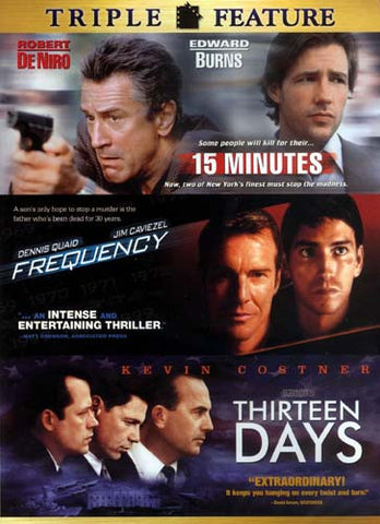 15 Minutes/Frequency/Thirteen Days (Triple Feature) (Bilingual) DVD Movie 