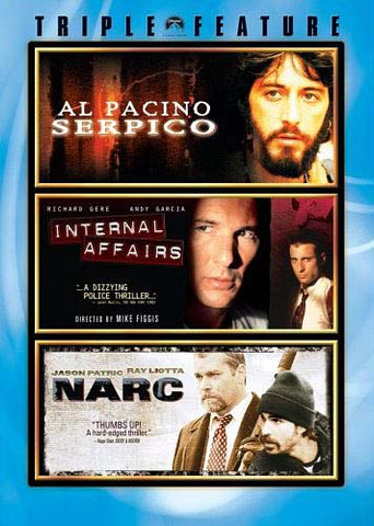 Serpico / Internal Affairs / Narc (Triple Feature) DVD Movie 