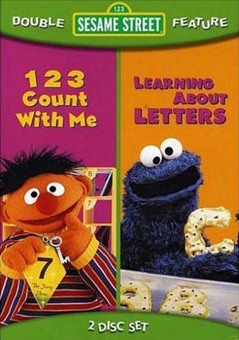123 Count With Me/Learning About Letters - (Sesame Street) DVD Movie 