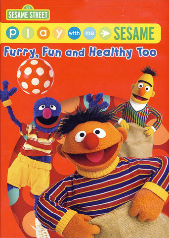 Furry Fun And Healthy Too - Play With Me Sesame - (Sesame Street) DVD Movie 