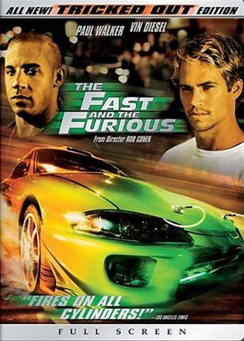The Fast And The Furious (Full Screen Tricked Out Edition) DVD Movie 