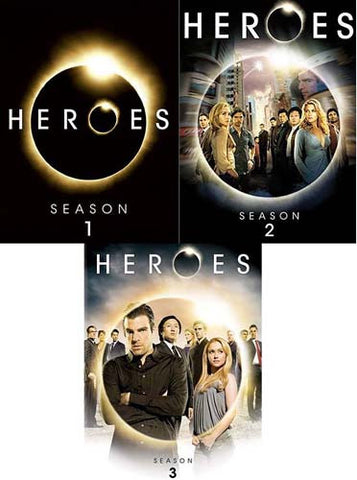 Heroes - Season 1 / 2 / 3 (3 Pack) (Boxset) DVD Movie 