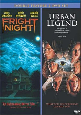 Fright Night / Urban Legend (Double Feature) DVD Movie 