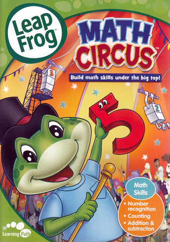 Leap Frog - Math Circus (Build math skills under the big top!) DVD Movie 