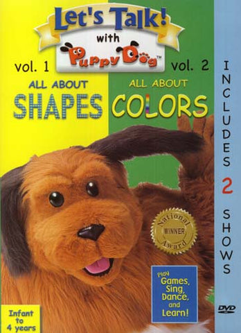 Let's Talk With Puppy Dog - All About Shapes/All About Colors (Vol.2) DVD Movie 