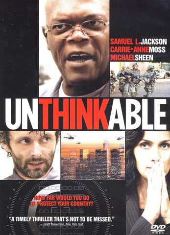 Unthinkable DVD Movie 