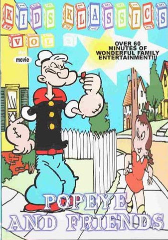 Kids Klassics Vol. 2 - Popeye And Friends DVD Movie 