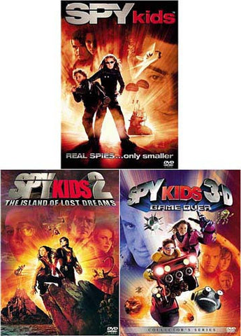 The Spy Kids Collection (Spy Kids/Spy Kids 2-The Island of Lost Dreams/3-D-Game Over) (Boxset) DVD Movie 