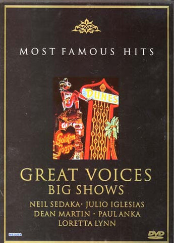 Great Voices, Big Shows (Most Famous Hits) DVD Movie 