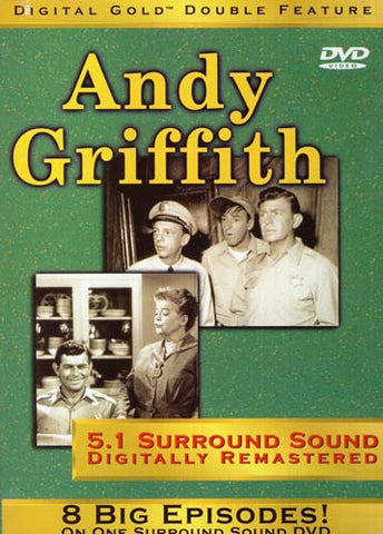 Andy Griffith Digital Gold Double Feature - 8 Episodes DVD Movie 
