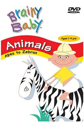 Brainy Baby - Animals - Apes To Zebras (Do not enter in inventory) DVD Movie 