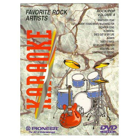 Karaoke - Favorite Rock Artists Vol. 4 DVD Movie 