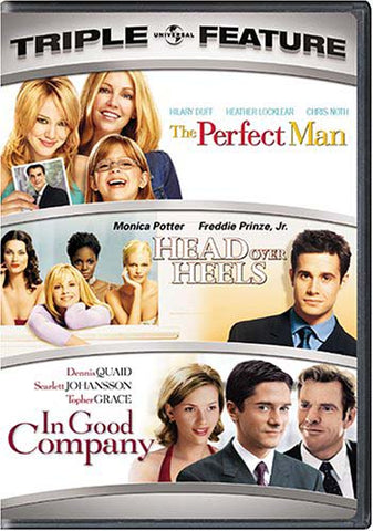 The Perfect Man/Head Over Heels/In Good Company (Triple Feature) DVD Movie 