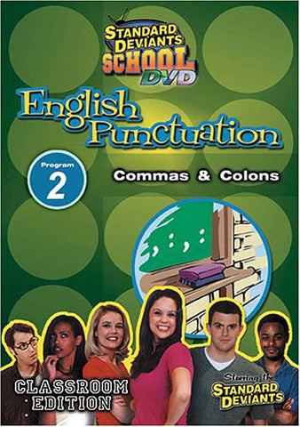 Standard Deviants School - English Punctuation - Program 2 - Commas and Colons (Classroom Edition) DVD Movie 