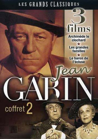 Jean Gabin Coffret 2 - Archimede Le Clochard/Les Grandes Familles/Le Baron De L' Ecluse (Boxset) DVD Movie 