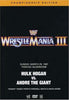 WWE - Wrestlemania III (3) (Championship Edition) DVD Movie 