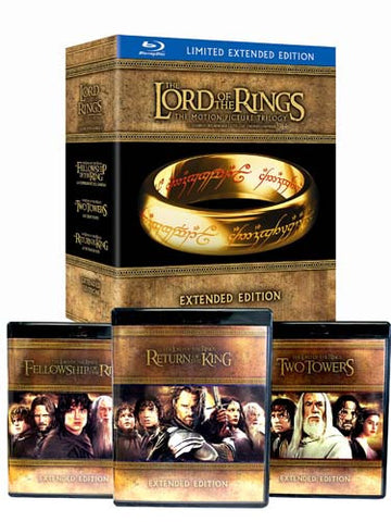 The Lord of the Rings - Extended Motion Trilogy (Blu-ray) (Boxset) BLU-RAY Movie 