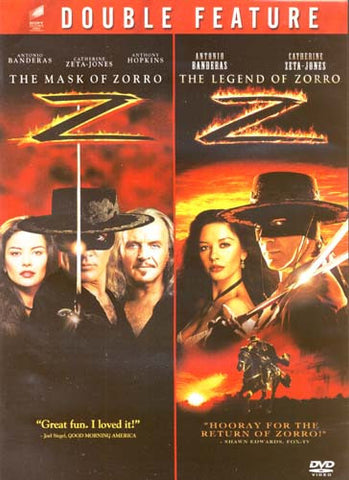The Mask of Zorro / The Legend of Zorro (Double Feature) DVD Movie 