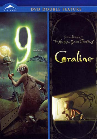 9 / Coraline (Double Feature) (Bilingual) DVD Movie 