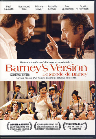 Barney s Version (Le Monde de Barney) (Bilingual) DVD Movie 