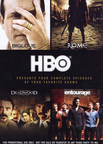 It's Not TV. It's HBO - 4 Episodes Of Shows featuring Big Love, Deadwood, Rome and Entourage DVD Movie 