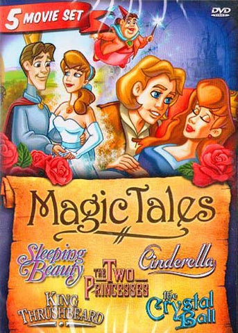 Magic Tales - 5 Movie Set - Sleeping Beauty/Cinderella/The Two Princesses/King Thrushbeard/The Cryst DVD Movie 