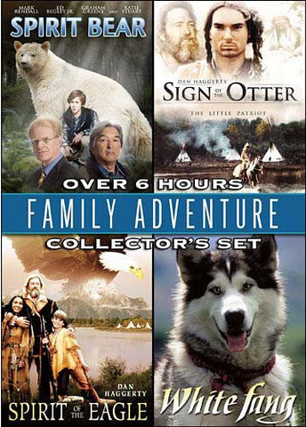 Family Adventure Collector's Set - Spirit Bear/Sign of the Otter/Spirit of the Eagle/White Fang DVD Movie 