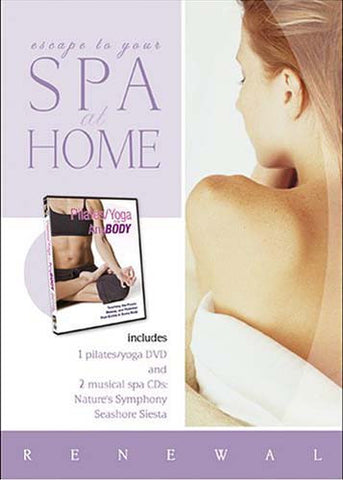 Spa at Home - Pilates/Yoga for Any Body with 2 CDs - Nature's Symphony and Seashore Siesta (Boxset) DVD Movie 
