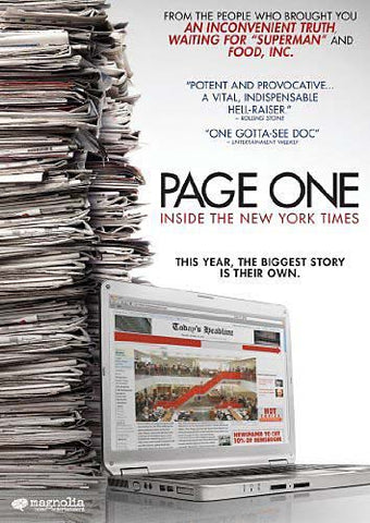Page One - Inside The New York Times DVD Movie 