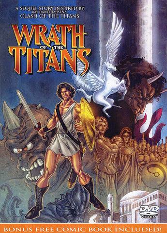 Wrath of the Titans DVD (With bonus comic book) DVD Movie 