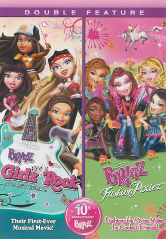 Bratz - Girlz Really Rock / Bratz - Fashion Pixies (Double Feature) (MAPLE) DVD Movie 