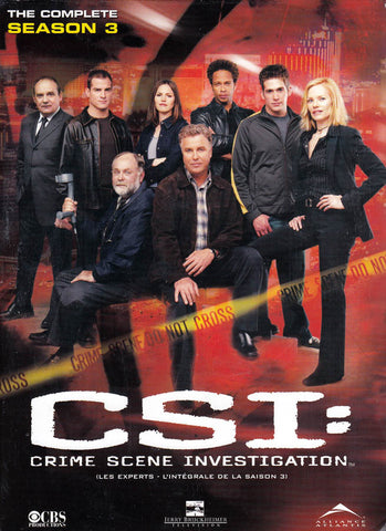 CSI - Crime Scene Investigation - The Complete Season 3 (Boxset) (Bilingual) DVD Movie 