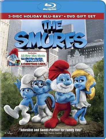 The Smurfs / The Smurfs - A Christmas Carol (Combo Blu-ray+DVD) (Blu-ray) BLU-RAY Movie 