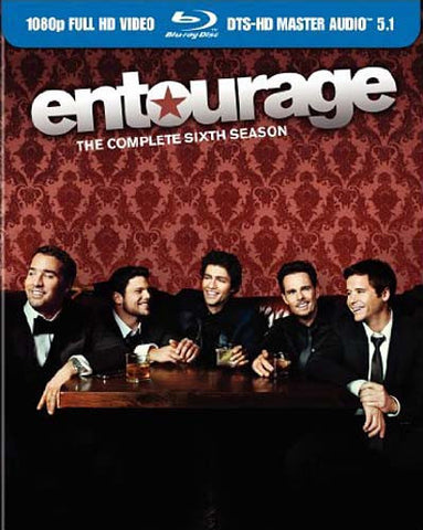 Entourage - The Complete Sixth (6th) Season (Blu-ray) (Boxset) BLU-RAY Movie 