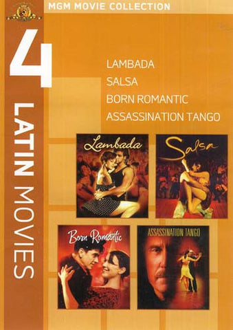 MGM 4 Latin Movies - Lambada / Salsa / Born Romantic / Assassination Tango (Boxset) DVD Movie 