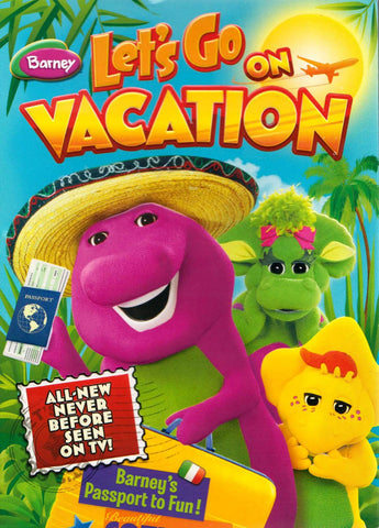 Barney - Let's Go on Vacation DVD Movie 