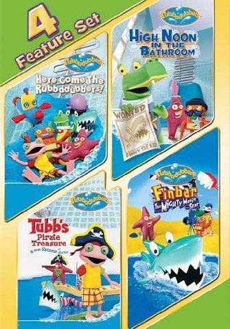 Rubbadubbers (Here Come The Rubbadubbers .... Finbar The Mighty Movie Star) (4 Features in 1 Set) DVD Movie 