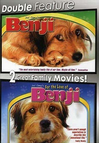 Joe Camp's - Benji / For the Love Of Benji (Double Feature) DVD Movie 