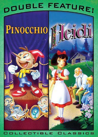 Pinocchio & Heidi DVD Movie 