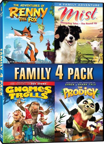 Family 4-Pack, Vol. 1 (The Adventures Of Renny The Fox / Mist / Gnomes & Trolls / The Prodigy) DVD Movie 