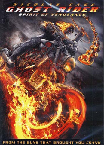 Ghost Rider Spirit of Vengeance DVD Movie 