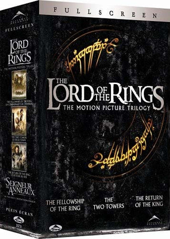 The Lord Of The Rings - The Motion Picture Trilogy (Fullscreen) (Boxset) DVD Movie 