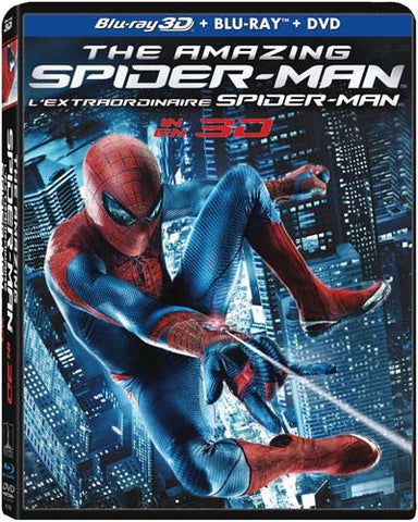 The Amazing Spider-Man 3D (Blu-ray 3D+Blu-ray+DVD) (Bilingual) (Boxset) (Blu-ray) BLU-RAY Movie 