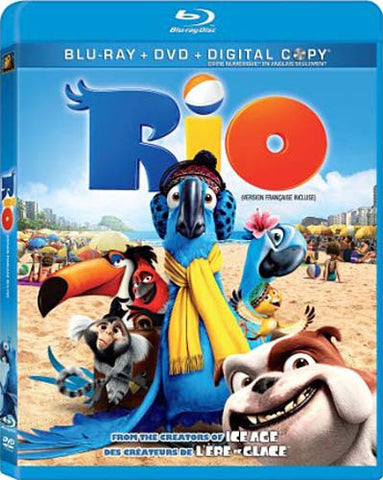 Rio (Blu-ray + DVD + Digital Copy) (Blu-ray) (Bilingual) BLU-RAY Movie 