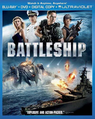 Battleship (Two-Disc Combo Pack: Blu-ray + DVD + Digital Copy + UltraViolet) (Blu-ray) BLU-RAY Movie 