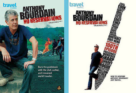 Anthony Bourdain: No Reservation Collection 6 Part 1 / 6 Part 2 (2 Pack) (Boxset) DVD Movie 