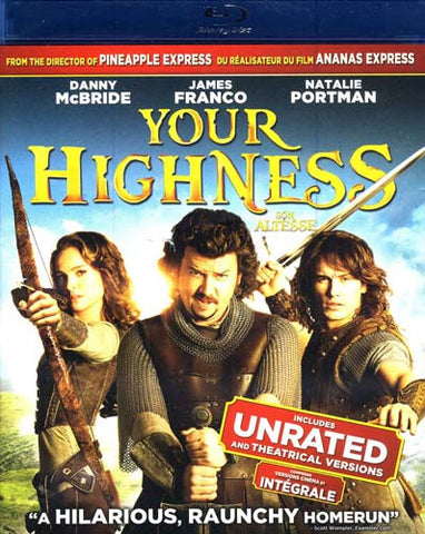 Your Highness (Unrated and Theatrical) (Bilingual) (Blu-ray) BLU-RAY Movie 