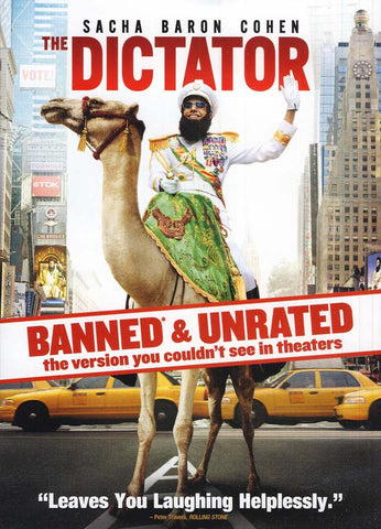 The Dictator - BANNED & UNRATED Version DVD Movie 