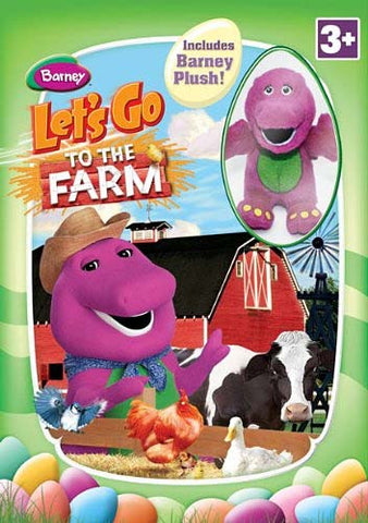 Barney: Let's Go to the Farm (With Barney Plush) (Boxset) DVD Movie 